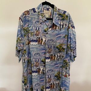 REYN SPOONER Guy Buffet Iolani Palace Vintage Shir